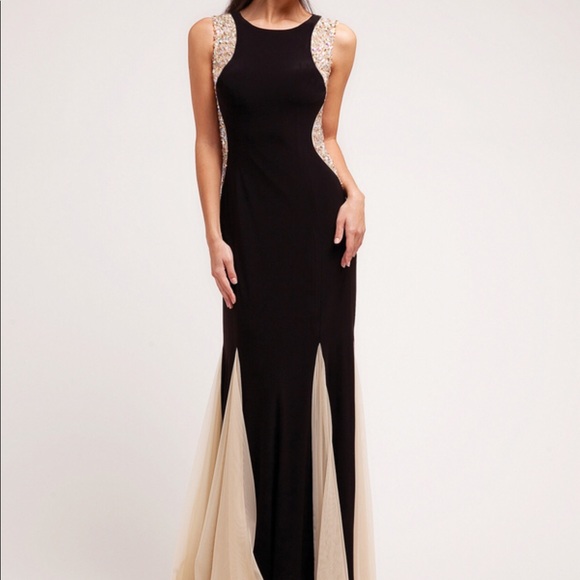 Black Champagne Dress